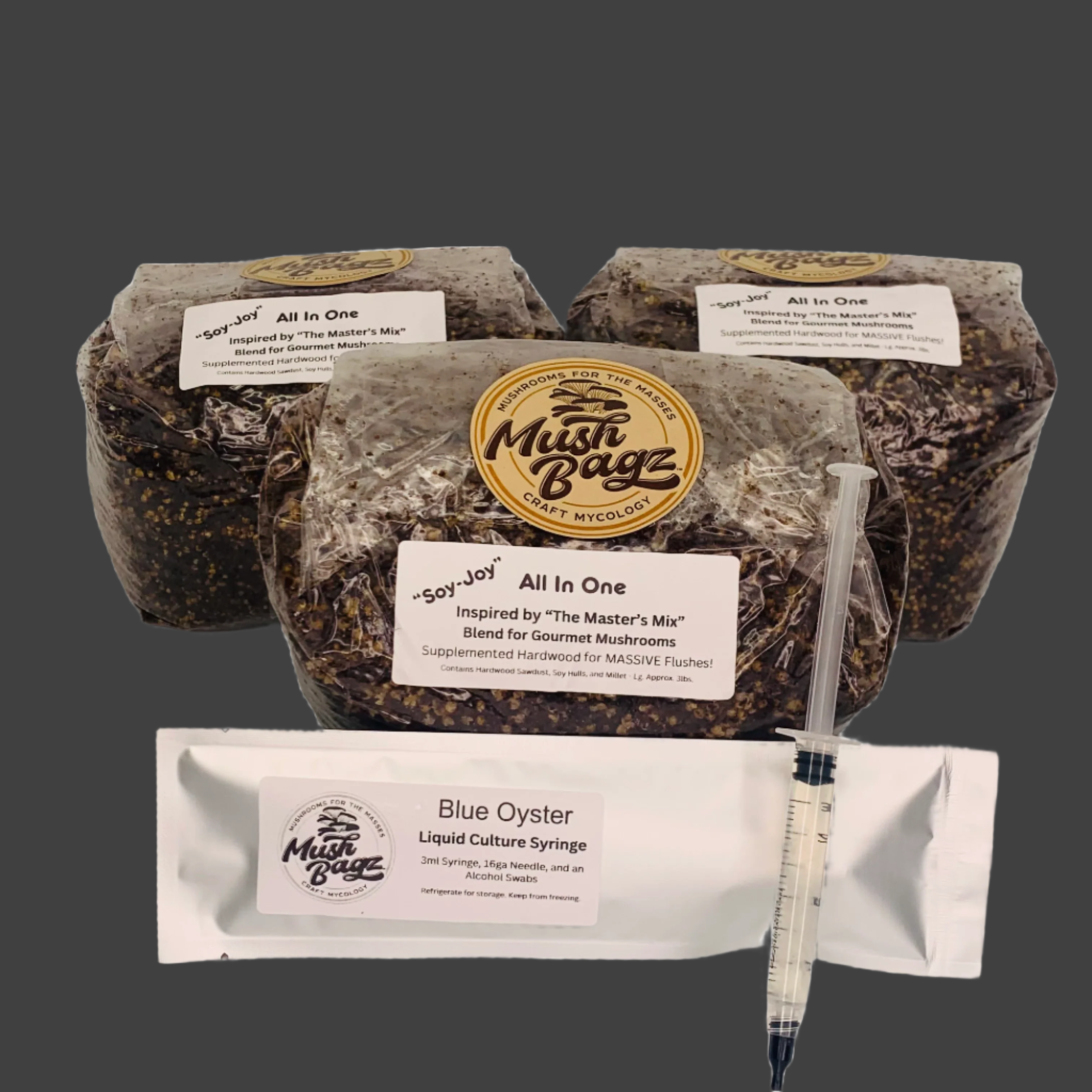 All in one Soy Joy Blue Oyster Kit
