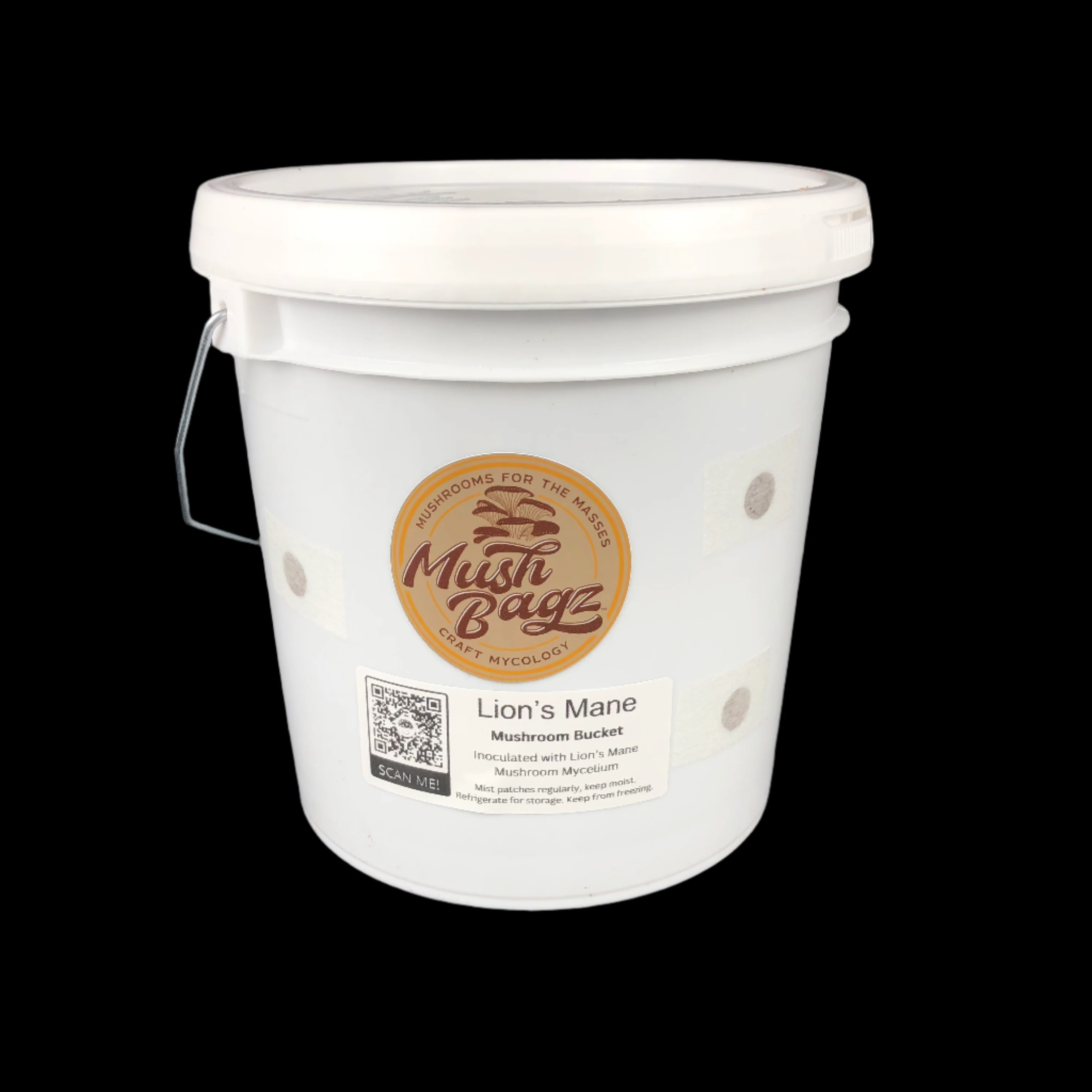 MushBagz Lions Mane Mushroom Bucket Kit